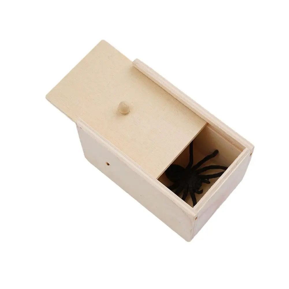 Drewniane Pudełko z Pająkiem - Klasyczny Prank